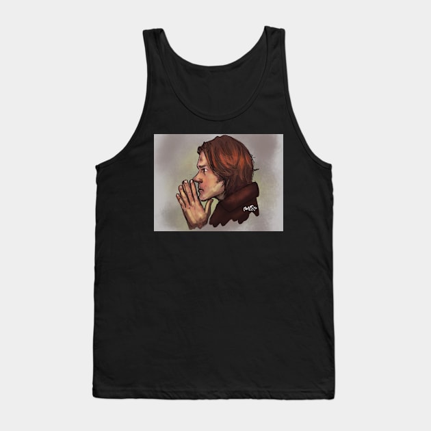 Sam Winchester Artwork Tank Top by meganellyse